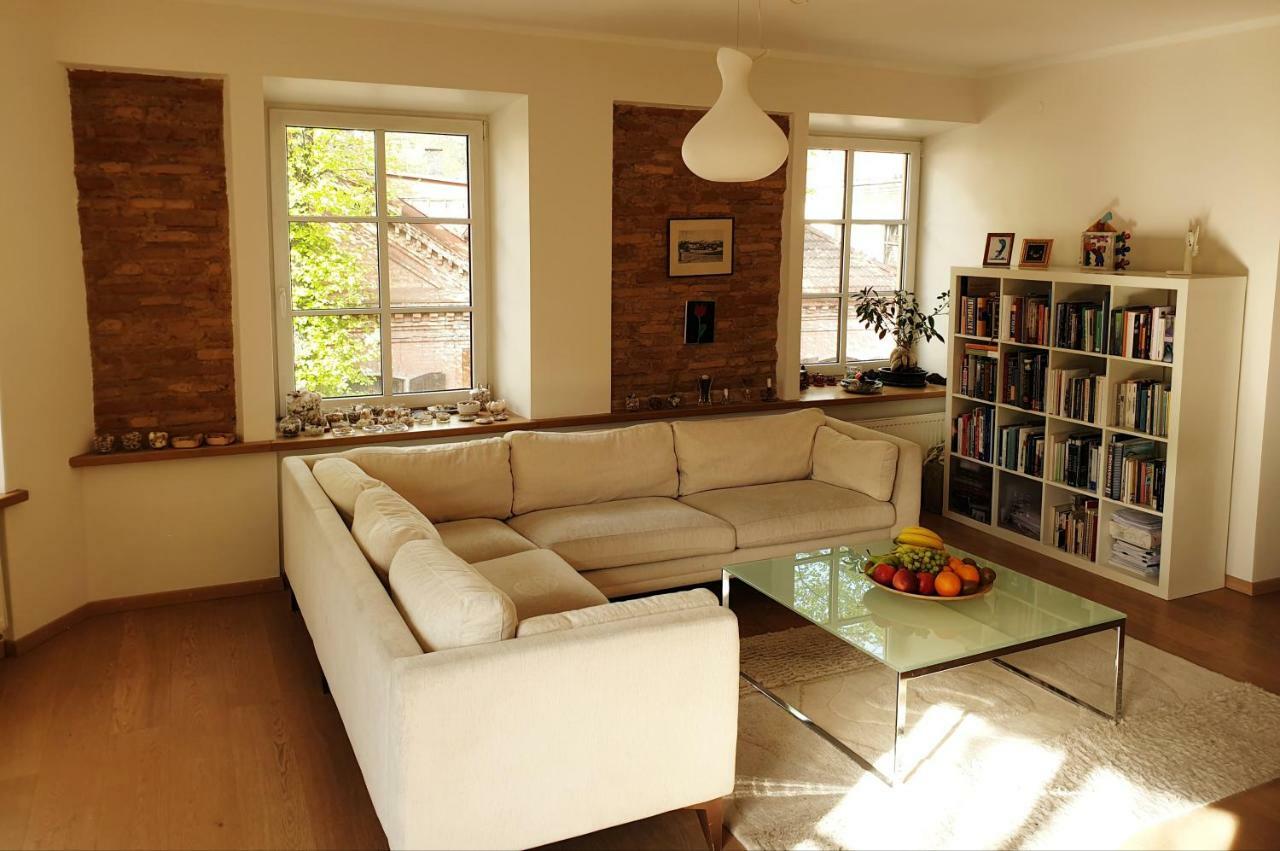 Exceptional Uzupis Bridge 3 bedroom apartment VNO Buitenkant foto
